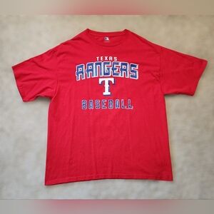 Texas Rangers MLB Genuine Merchandise Red T-Shirt - 2XL Baseball Official